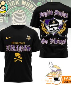 Minnesota Vikings Dropkick Murphys Skull T-Shirt