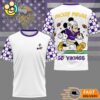 Minnesota Vikings Mickey Mouse Football Celebrating 2026 T-Shirt
