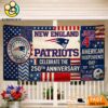 New England Patriots Celebrate The 250Th Anniversary America Decoration Banner