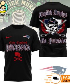 New England Patriots Dropkick Murphys Skull T-Shirt