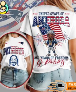 New England Patriots Snoop Dogg 250th Anniversary Of Freedom Limited Edition T-Shirt