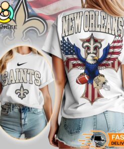 New Orleans Saints Christian American Pride T-Shirt