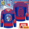 New York Rangers Grateful Dead Night Custom Name And Number Hockey Jersey