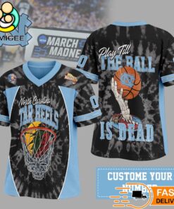 North Carolina Tar Heels March Madness Skeleton Basketball Dunk Jersey Custom Number