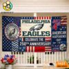 Philadelphia Eagles Celebrate The 250Th Anniversary America Decoration Banner