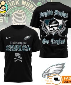 Philadelphia Eagles Dropkick Murphys Skull T-Shirt
