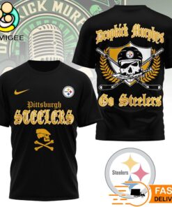 Pittsburgh Steelers Dropkick Murphys Skull T-Shirt