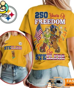 Pittsburgh Steelers Scooby Doo 250 Years Of Freedom T-Shirt