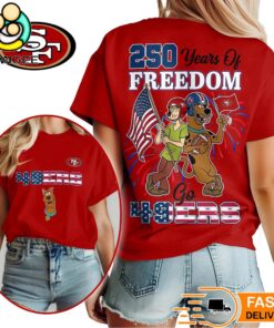San Francisco 49ers Scooby Doo 250 Years Of Freedom T-Shirt