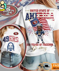 San Francisco 49ers Snoop Dogg 250th Anniversary Of Freedom Limited Edition T-Shirt