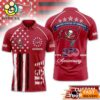 Tampa Bay Buccaneers 250 Years Of Freedom USA Vintage Custom Name Polo Shirt 2 Tampa Bay Buccaneers 250 Years Of Freedom USA Vintage Custom Name Polo Shirt