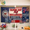 Tampa Bay Buccaneers Celebrate The 250Th Anniversary America Decoration Banner