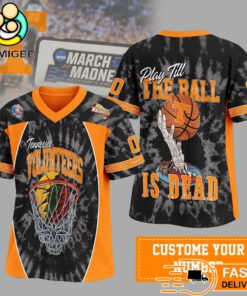Tennessee Volunteers March Madness Skeleton Basketball Dunk Jersey Custom Number