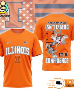 Illinois Fighting Illini Looney Tunes Bugs Bunny NCAA March Madness T-Shirt