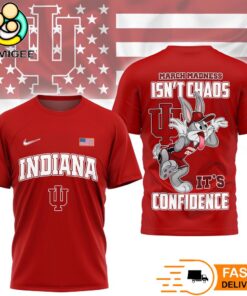 Indiana Hoosiers Looney Tunes Bugs Bunny NCAA March Madness T-Shirt