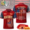 Las Vegas Raiders RED Remember Everyone Deployed On Fridays We Wear Red Custom Polo Shirt