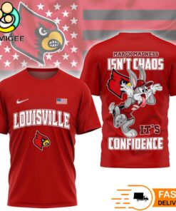 Louisville Cardinals Looney Tunes Bugs Bunny NCAA March Madness T-Shirt